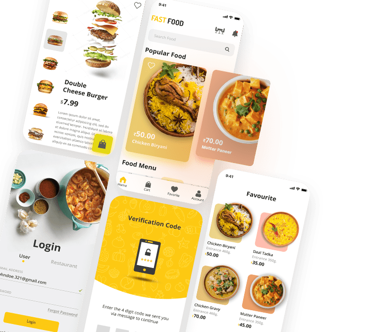 Food delivery app icon