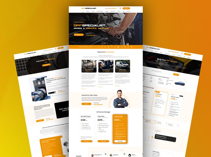 Website redesign project in My Portfolio by Invoked