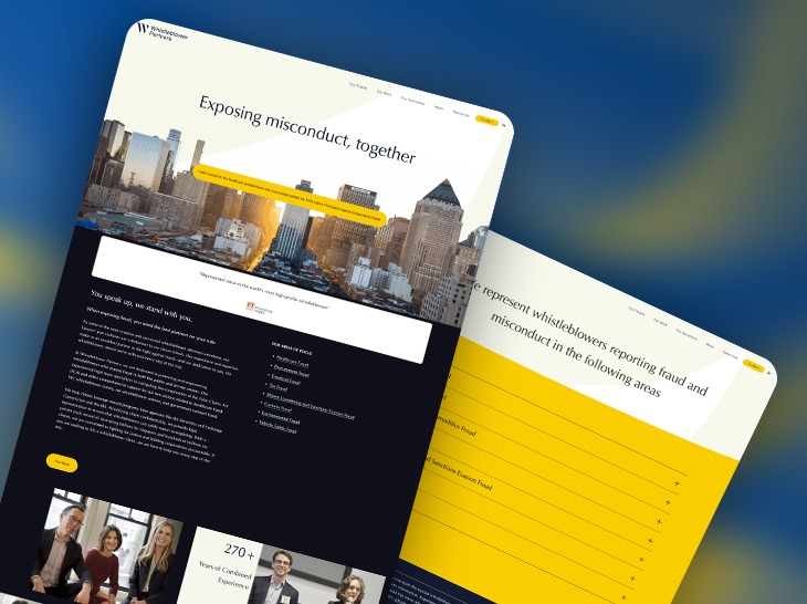 Law firm website project in My Portfolio by Invoked