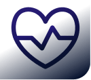 Heart blue